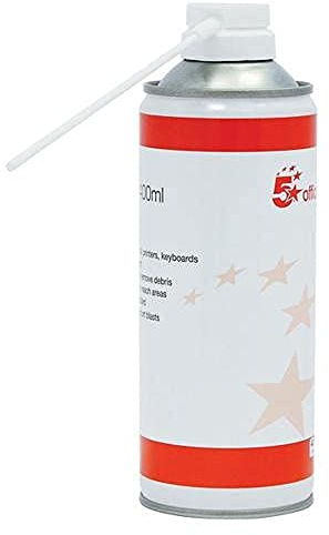 5 Star Air Duster Can HFC Free Compressed Gas Flammable 400ml (Pack of 4)