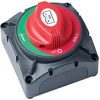 BEP Marine BEP Heavy-Duty Battery Switch - 600A Continuous - Rot - Druckknopf - Ein/Aus