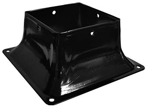 Pylex 13048 Cubierta de base de poste; base 44, color negro.