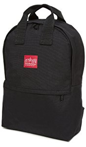 Manhattan Portage Governer Rucksack, große Kapazität, wasserabweisend, 1000D Cordura für den täglichen Gebrauch, mit einfacher Außenseite, Schwarz , M