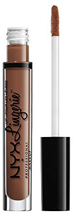 NYX Professional Makeup Lip Lingerie Liquid Lipstick, Cremig-mattes Finish, Langanhaltend, Vegane Formel, Farbton: Teddy
