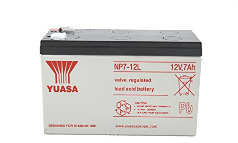Yuasa NP7-12 6.3 mm lead battery