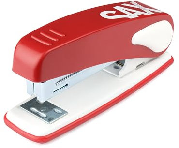 SAX Design Hefter 239, Bürohefter rot, 25 Blatt, Sax