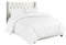 Plain Duvet Cover With Pillow Case Non Iron Percale Quilt Cover Bedding Bedroom Set (Single, White)