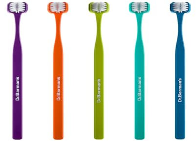 Dr. Barmans Super Brush Compact Junior Zahnbürste, Farbe kann variieren