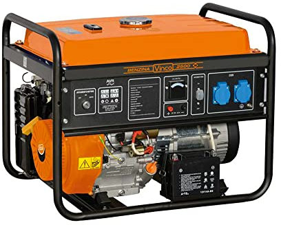Vinco 60131 Vinnande strömgenerator, 2,7 Kw, Svart