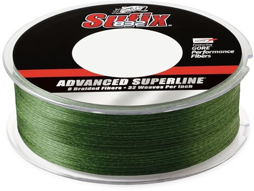 Sufix 832 Braid Line-600 Yards (Green, 30-Pound)