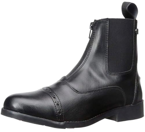 Equistar - Ladies' Zip Paddock Boot (All Weather) (Ladies 8/Black) 8 Black