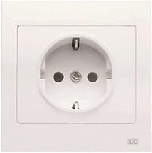 Bjc - 18024 base enchufe 2p+tt lateral seguridad iris-aura Ref. 6531010056