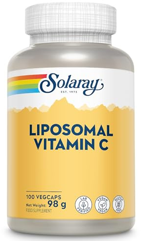 Solaray Vitamina C Liposomiale 500mg, 100 Capsule Vegane