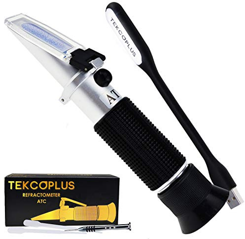 Professional Salinity Refractometer 0-28% for Food & Brine – High-Precision Salt Tester with ATC for Curing, Pickling, Fermenting & Seafood – Includes Hard Case & Calibration Kit