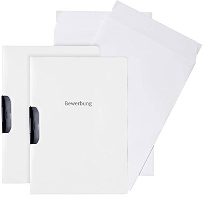 Durable, set per candidatura Duraswing Job, 2 cartelline con 2 buste, Bianco