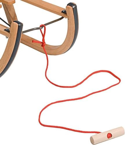 Sirch Ziehgurt mit Holzknauf, rot, 50W0020