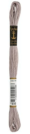 ANCHOR Broderi gängor sticktwist, löplängd: 8 m 232