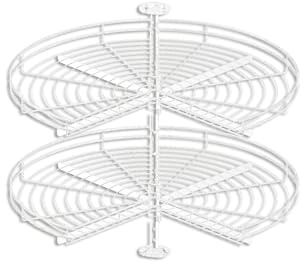 REJS THREE QUARTER KITCHEN CABINET 270 DEGREE CORNER CAROUSEL (Ø820, WHITE)