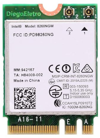 Intel 8260 Carte Dual Band Wireless