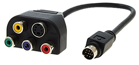 DealMux 9 Pin S-Video a RCA Video RGB Cavo Adattatore per HDTV