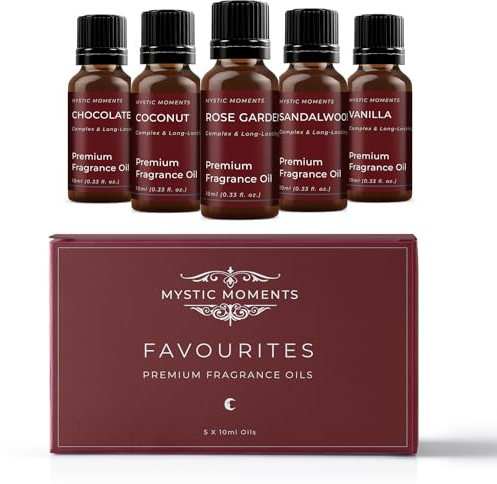 Aceites Aromáticos - Paquete de Iniciación - Aceites Favoritos - 5 x 10ml - 100% Puros