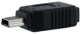 Startech UUSBMUSBFM - Adaptador Micro USB a Mini USB 2.0, Negro
