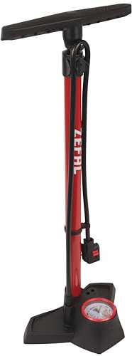 ZEFAL Unisex's Profil Max FP30 Bicycle Track Pump, Red, One Size