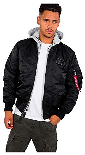 Alpha Industries MA-1 D-Tec Bomber Jacket for Men Black