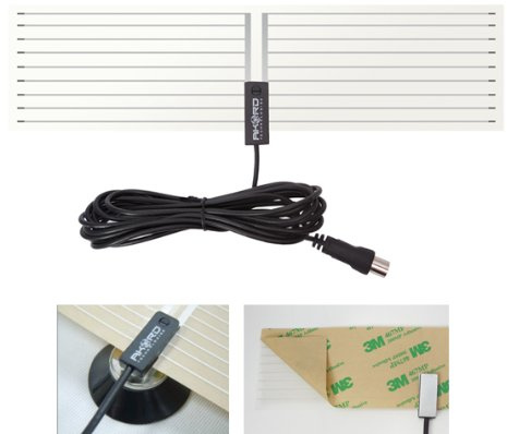 AKORD® FREEVIEW HD DIGITAL TV AERIAL - HIGH GAIN - PORTABLE INDOOR DVB-T TELEVISION