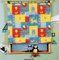 fashion and joy Kindergardine Raffrollo Blickdicht Kinderzimmer Vorhang Gardine Bauernhof mit Haus Hund Herz Blume Vogel - HxB 170x120 cm - Rollo Tiere bunt Typ84