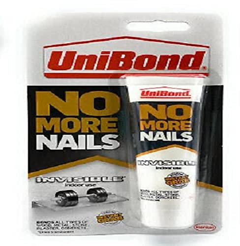 UniBond HK34179 No More Nails Invisible Mini Tube - 41 g, White