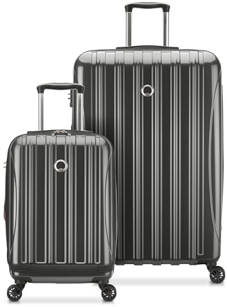 DELSEY PARIS Helium Aero Hardside Expandable Luggage with Spinner Wheels, Brushed Charcoal, 2-Piece Set (19/29)