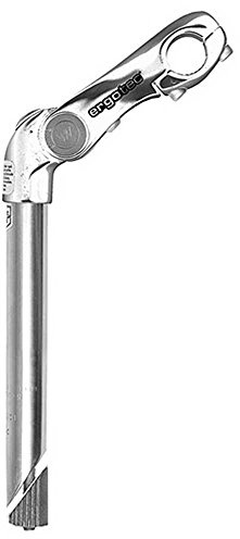 Ergotec Kobra Vario Tu. Pole 22.2/25.4, 300/110 mm AL356.2/Edelstahl, Winkel verstellbar, Silber