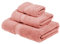 Superior - Juego de Toallas de algodón de 900 g/m2, Color Rosa de té, 3 Piezas
