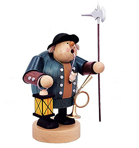 Rökarfigur nattväxare 18 cm ny rökfigur rökelsekarl rökare Erzgebirge