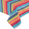 Homescapes Bunt gestreifte Tischdecke aus 100% Baumwolle 137x178 cm, Tischtuch rechteckig, waschbar & pflegeleicht