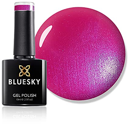 Bluesky Gel Nail Polish, Tutti Fruitti 80506, Bright, Hot Pink, Pink, Long Lasting, Chip Resistant, 10 ml (Requires Drying Under UV LED Lamp)