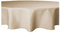 Tischdecke rund 220 cm Ø beschichtet Struktur Leinen-Optik Flecken und Wasser abweisend Lotuseffekt #1224 (beige Natur)