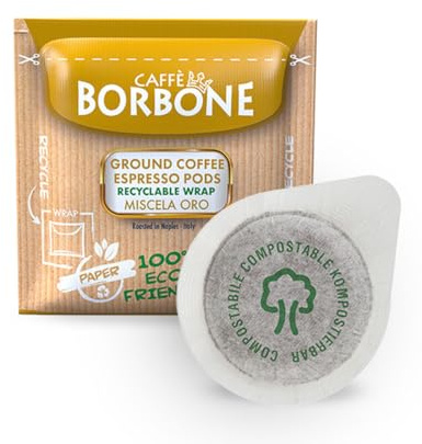 50 ESE Papier Pads 44 mm Caffè Borbone GOLD Mischung