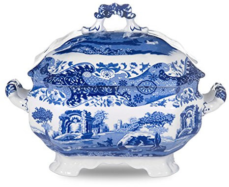 Portmeirion Home & Gifts Soup Tureen, Blue & White