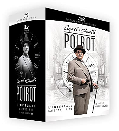 Hercule Poirot - L'intégrale des saisons 1 à 13 - Coffret 45 Blu-ray