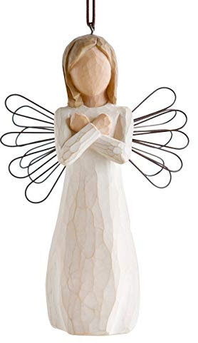 Willow Tree Sign for Love Ornament, Sculpted Hand-Painted Figure