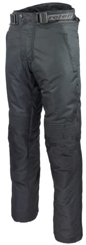 Roleff Racewear Motorradhose Textil/Taslan, Schwarz, S