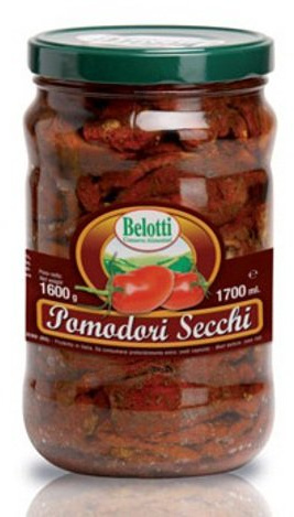 BELOTTI VAS TORKADE TOMATER FRÖ OLJA 1700ml