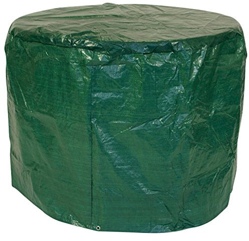 Abdeckhaube für Tische und Garnituren bis 125cm, PE dunkelgrün