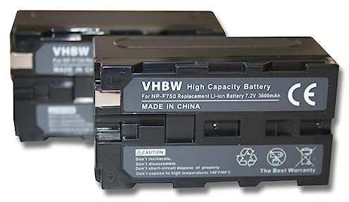 Set de 2 Batteries 3600mAh pour caméscope Sony CCD-TRV88, CCD-TRV90, CCD-TRV91, CCD-TRV93, CCD-TRV95, CCD-TRV98, CCD-TRV99