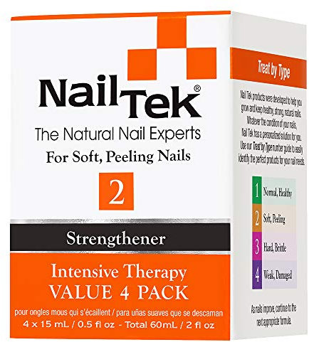 Nail Tek Strengthener Intensive Therapy Nail Set - 2 For Unisex 4x0.5 oz Nail Treatment