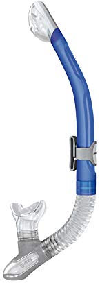 Mares 411481 Tuba de plongée Mixte Adulte, Bleu