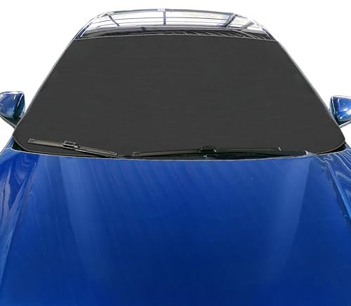Scheibenabdeckung Frostabdeckung Frontscheibe Abdeckung Winterschutz (157 x 88 cm) MIT KLICKVERSCHLUSS-NEUHEIT!!!