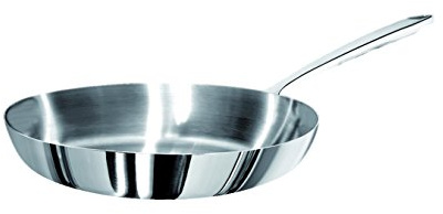Pentole Agnelli Line 1907 stekpanna med handtag, metall, silver/svart, 32 cm