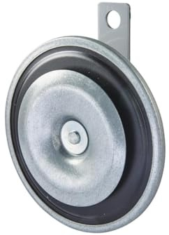 HELLA 3BA 002 768-651 Horn - B36 - 24V - 116dB(A) - Frequenzbereich: 335Hz - Tiefton - Gehäusefarbe: grau - Flachsteckanschluss