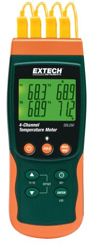 EXTECH 4-Kanal-Thermometer/Datenlogger, 1 Stück, SDL200