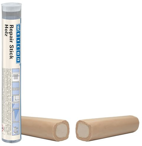 WEICON Repair Stick Holz 28 g 2 Komponenten Epoxidharz Spezialkleber extra stark, Hell Beige, 28g